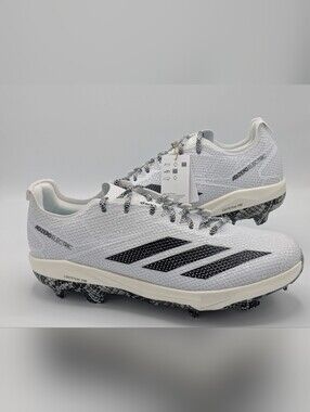 Adidas Cleats White/Black Adizero Electric 2.0 Exotic Speed Baseball Men's Spike